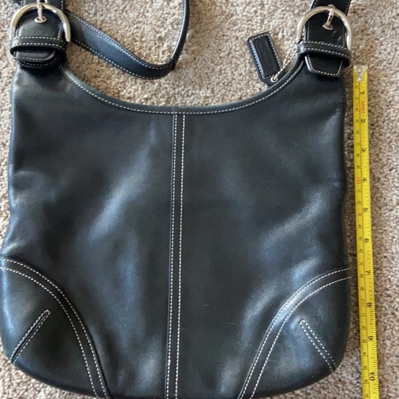 Coach Black Leather Crossbody Bag - Picture 3 of 9